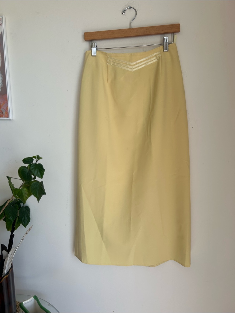 Yellow Women's Pencil Skirt